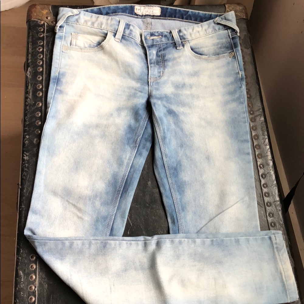 Free People Acid Wash Jeans